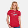 Boldly Explorer-womens fitted tee-sebasebi