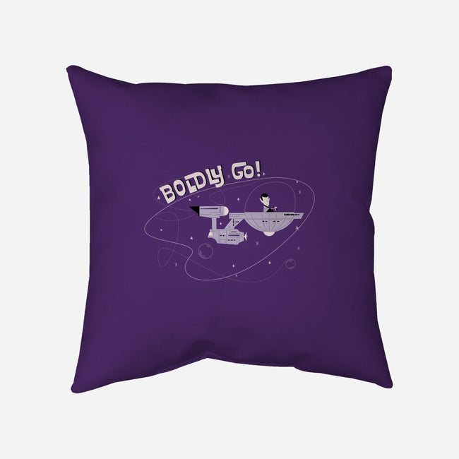 Boldly Explorer-none removable cover w insert throw pillow-sebasebi