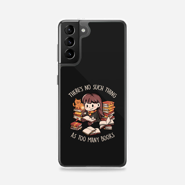 No Such Thing As Too Many Books-samsung snap phone case-eduely