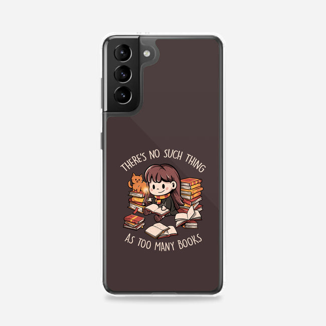 No Such Thing As Too Many Books-samsung snap phone case-eduely
