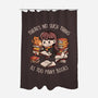 No Such Thing As Too Many Books-none polyester shower curtain-eduely