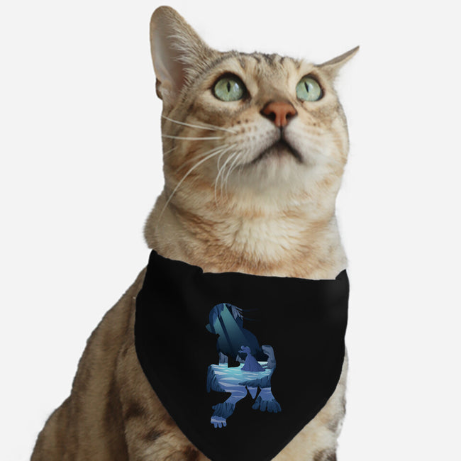 The Creature In The Cave-cat adjustable pet collar-FunkVampire