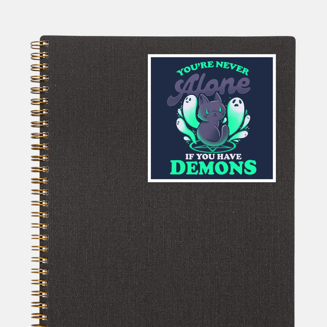 Me And My Demons-none glossy sticker-eduely