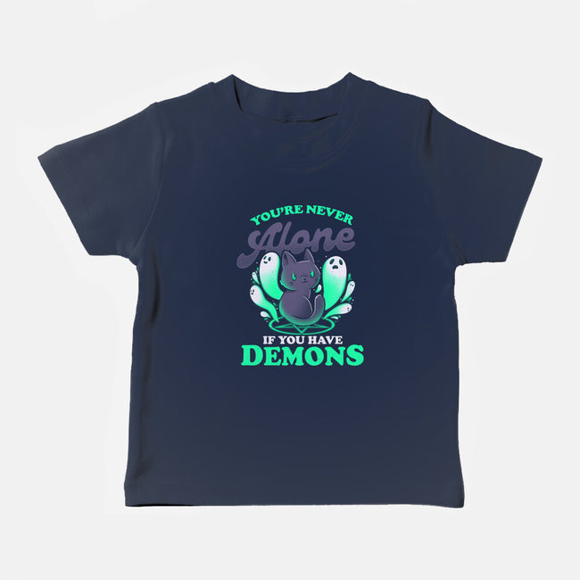 Me And My Demons-baby basic tee-eduely