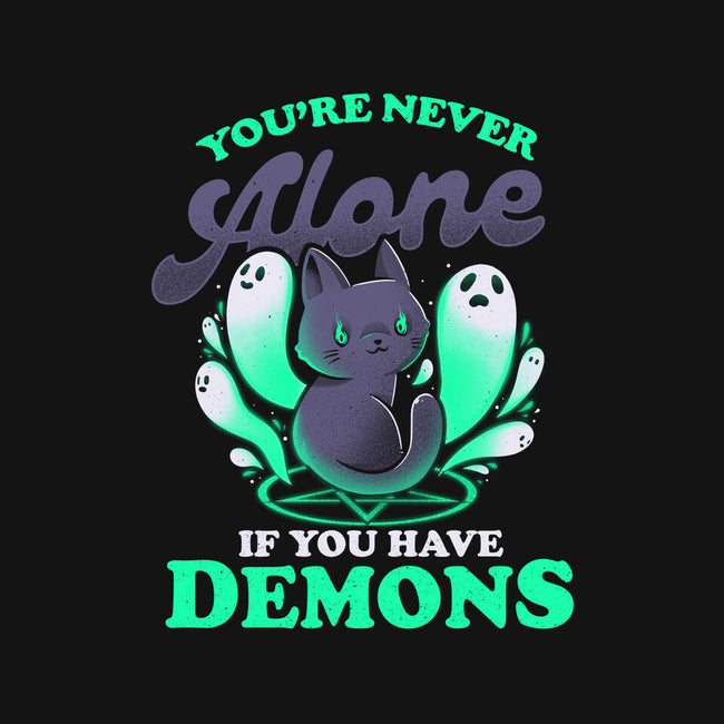 Me And My Demons-none removable cover w insert throw pillow-eduely