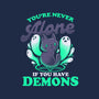 Me And My Demons-mens basic tee-eduely