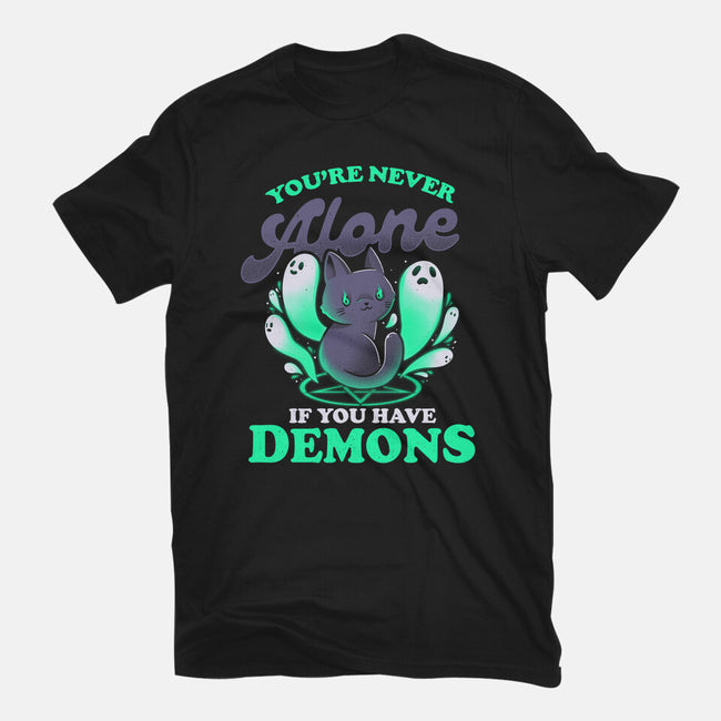 Me And My Demons-womens basic tee-eduely