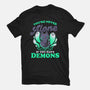 Me And My Demons-womens basic tee-eduely