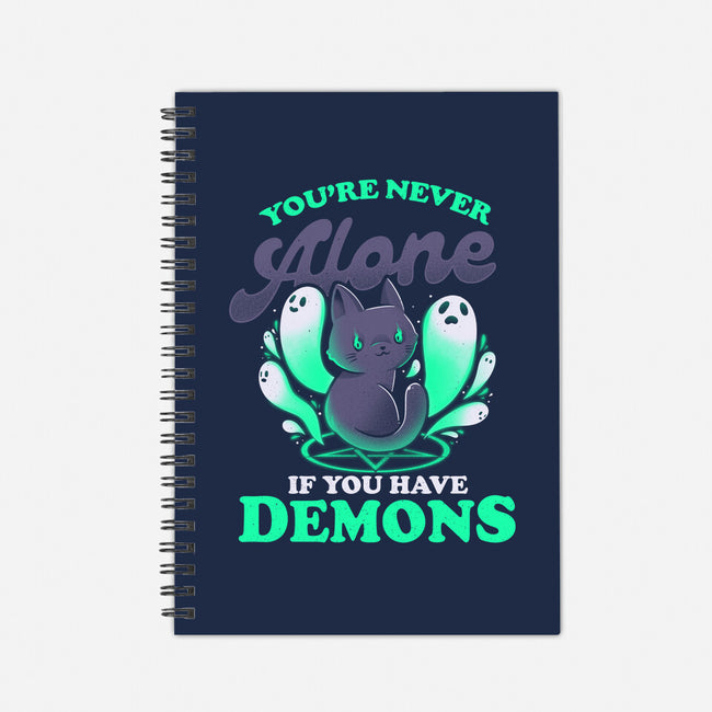 Me And My Demons-none dot grid notebook-eduely