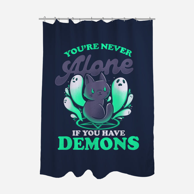 Me And My Demons-none polyester shower curtain-eduely