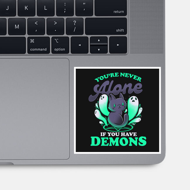 Me And My Demons-none glossy sticker-eduely