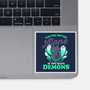 Me And My Demons-none glossy sticker-eduely