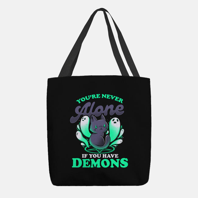 Me And My Demons-none basic tote-eduely