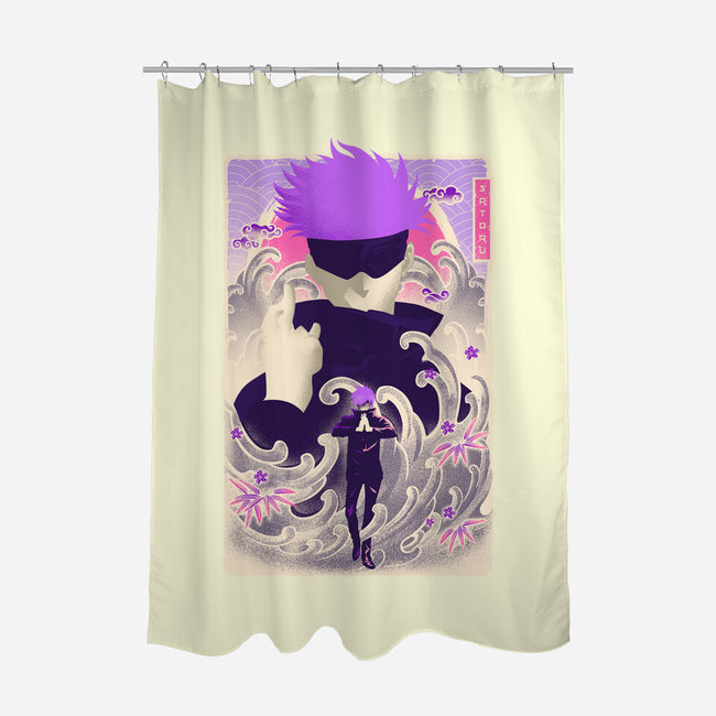 Musha-E Satoru-none polyester shower curtain-hypertwenty