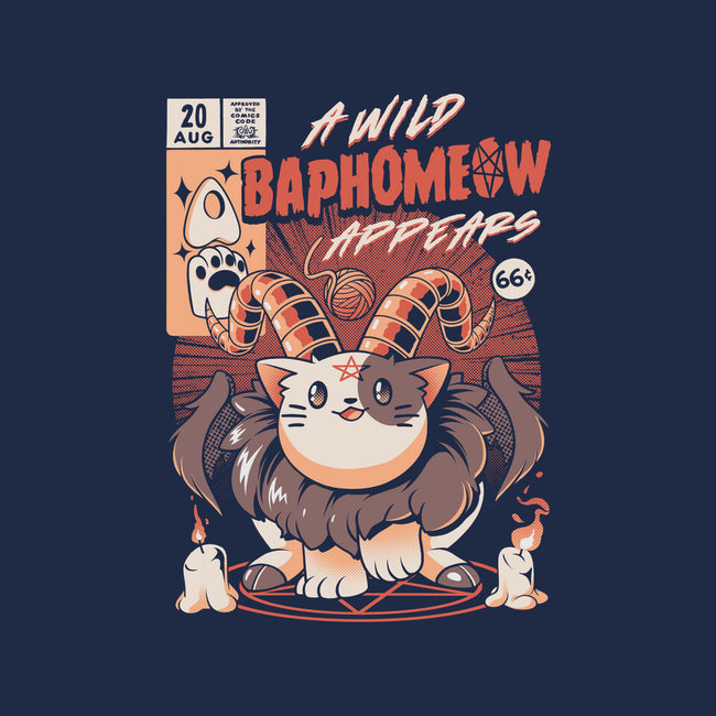 Baphomeow-none fleece blanket-ilustrata