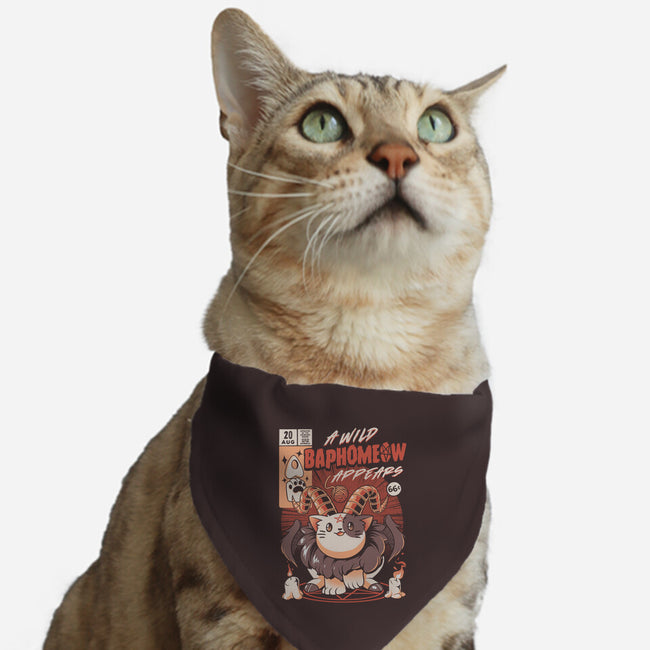 Baphomeow-cat adjustable pet collar-ilustrata