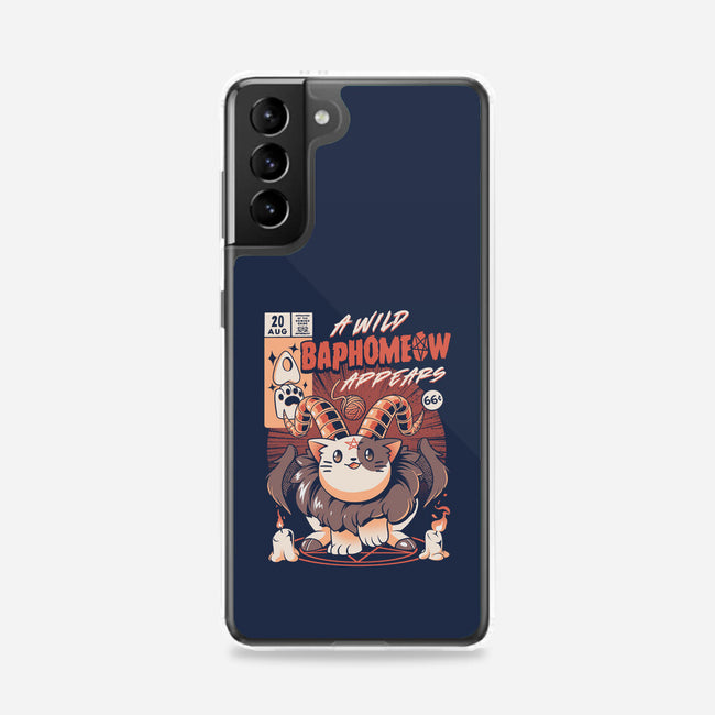 Baphomeow-samsung snap phone case-ilustrata
