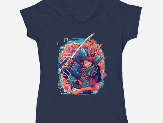 Sakura Floral Samurai