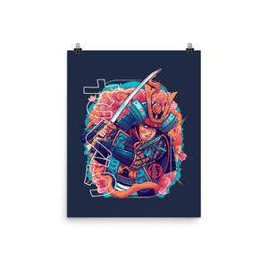 Sakura Floral Samurai