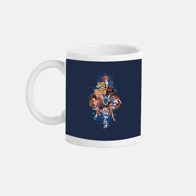 First Anime Heroes-none glossy mug-Skullpy