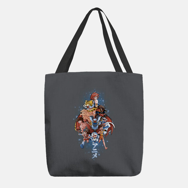 First Anime Heroes-none basic tote-Skullpy