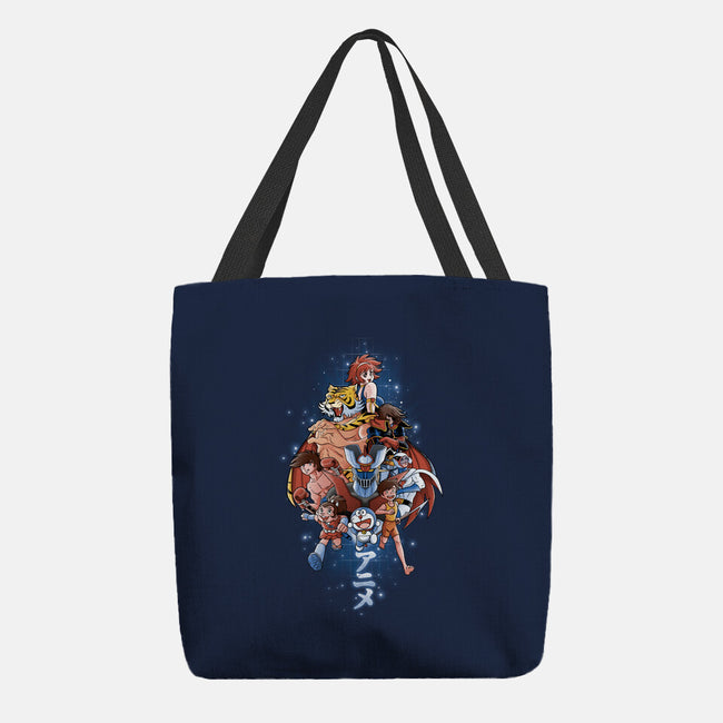 First Anime Heroes-none basic tote-Skullpy