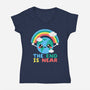 End Is Near-womens v-neck tee-NemiMakeit