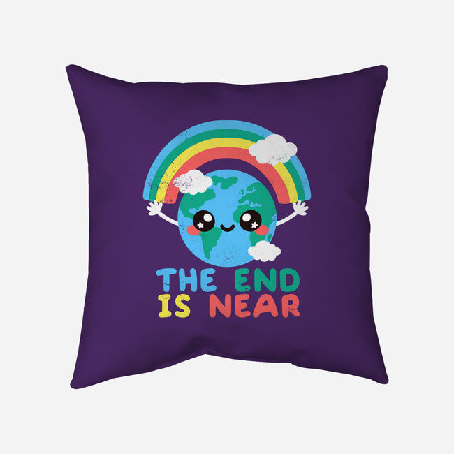 End Is Near-none removable cover w insert throw pillow-NemiMakeit