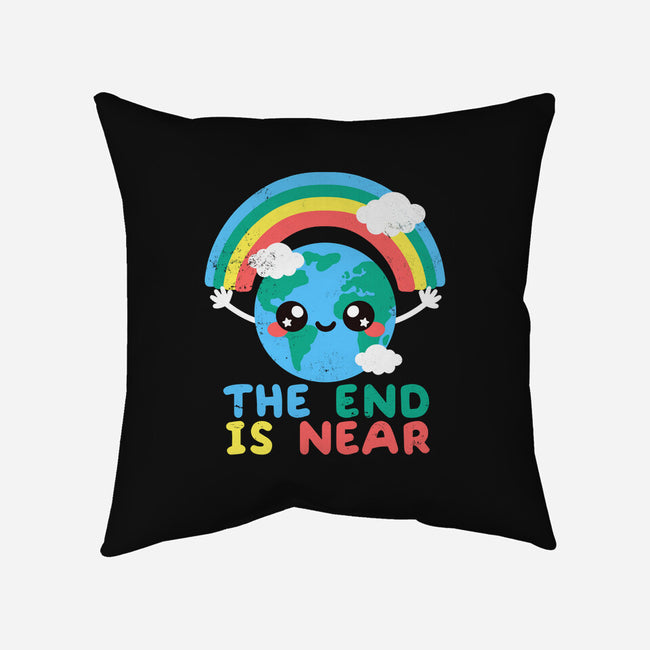End Is Near-none removable cover throw pillow-NemiMakeit