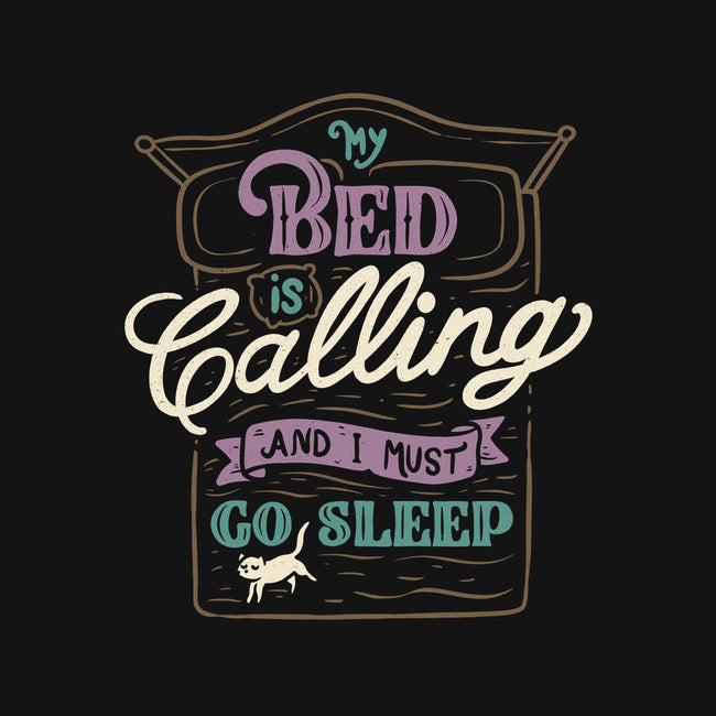 My Bed Is Calling-none removable cover w insert throw pillow-tobefonseca