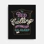 My Bed Is Calling-none stretched canvas-tobefonseca