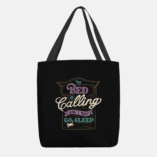 My Bed Is Calling-none basic tote-tobefonseca