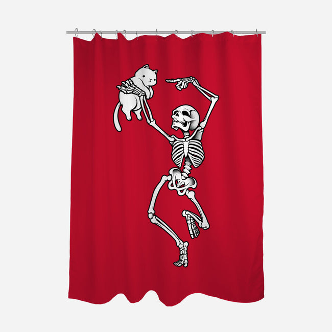 Deadly Dance-none polyester shower curtain-tobefonseca