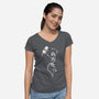 Deadly Dance-womens v-neck tee-tobefonseca