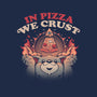 Crust In Pizza-womens fitted tee-eduely