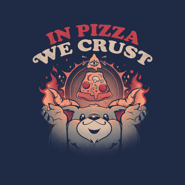 Crust In Pizza-none polyester shower curtain-eduely