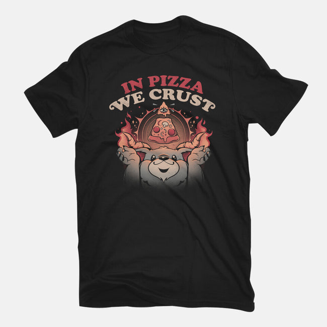 Crust In Pizza-womens fitted tee-eduely