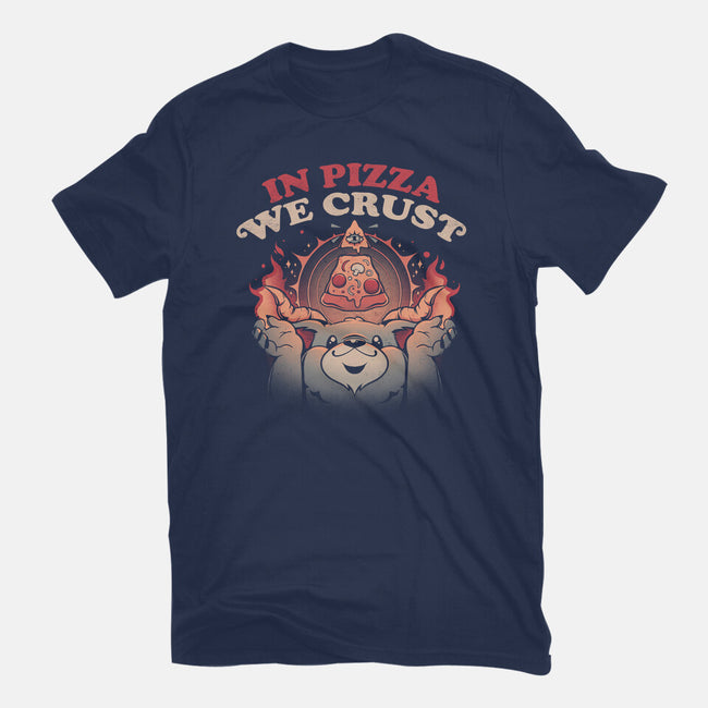 Crust In Pizza-mens basic tee-eduely