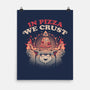 Crust In Pizza-none matte poster-eduely