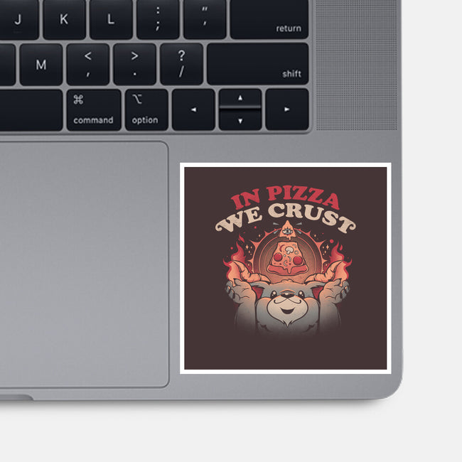 Crust In Pizza-none glossy sticker-eduely