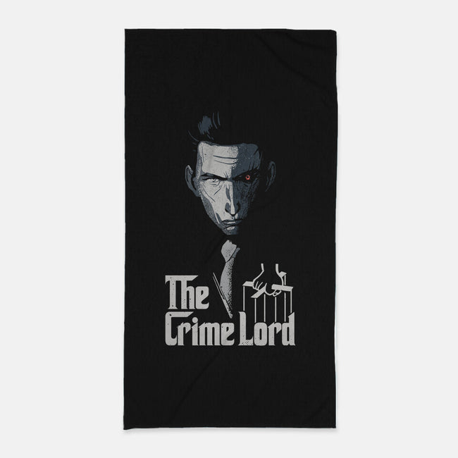 The Crime Lord-none beach towel-teesgeex