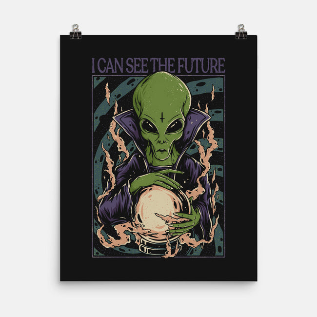 I Can See The Future-none matte poster-Slikfreakdesign