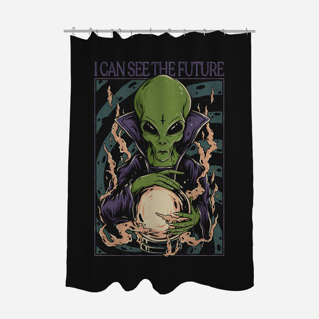 I Can See The Future-none polyester shower curtain-Slikfreakdesign