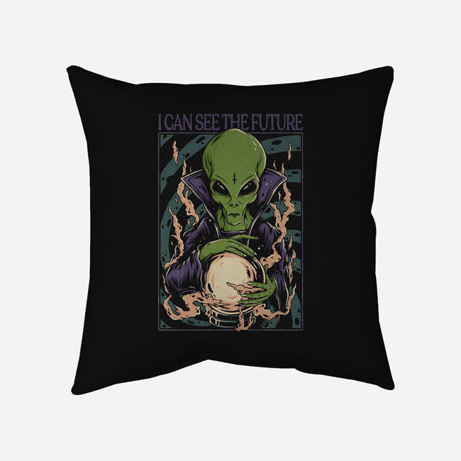 I Can See The Future-none removable cover throw pillow-Slikfreakdesign