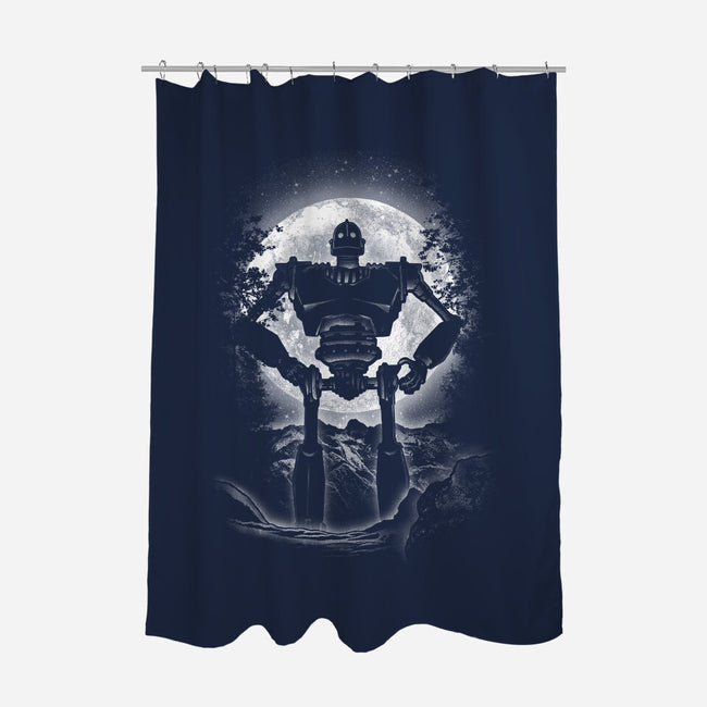 Moonlight Giant-none polyester shower curtain-fanfreak1