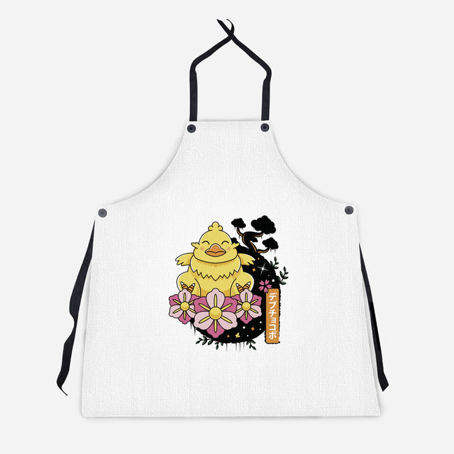 Fat Chocobo-unisex kitchen apron-Logozaste