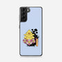 Fat Chocobo-samsung snap phone case-Logozaste