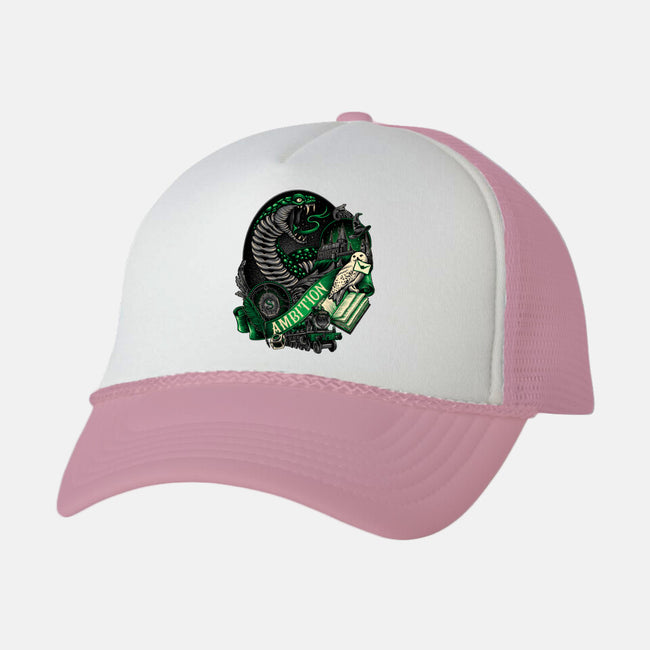 The House Of Ambition-unisex trucker hat-glitchygorilla