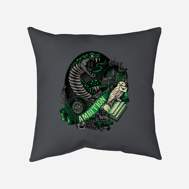 The House Of Ambition-none removable cover w insert throw pillow-glitchygorilla