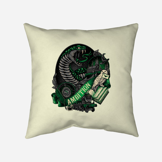The House Of Ambition-none removable cover w insert throw pillow-glitchygorilla